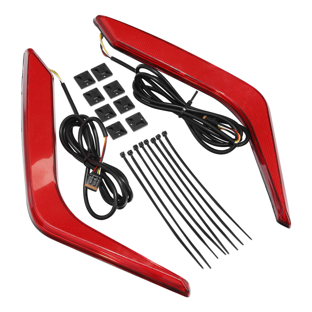 Rear Saddlebag Turn Brake Light Accents for Honda Goldwing GL1800 (2018–2024)