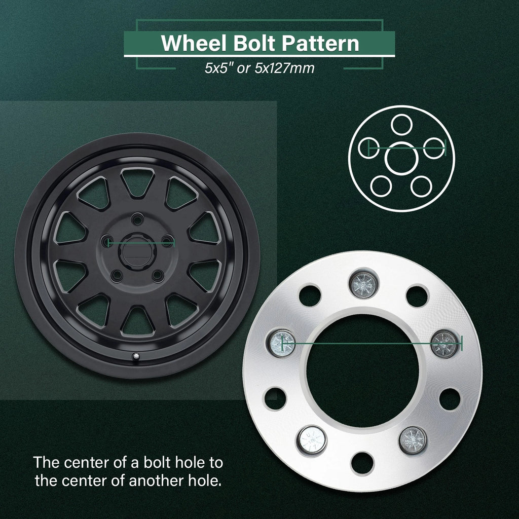 2X 1.5" Wheel Adapters 5x135 to 5x127 for Ford F150 Expedition (2000)