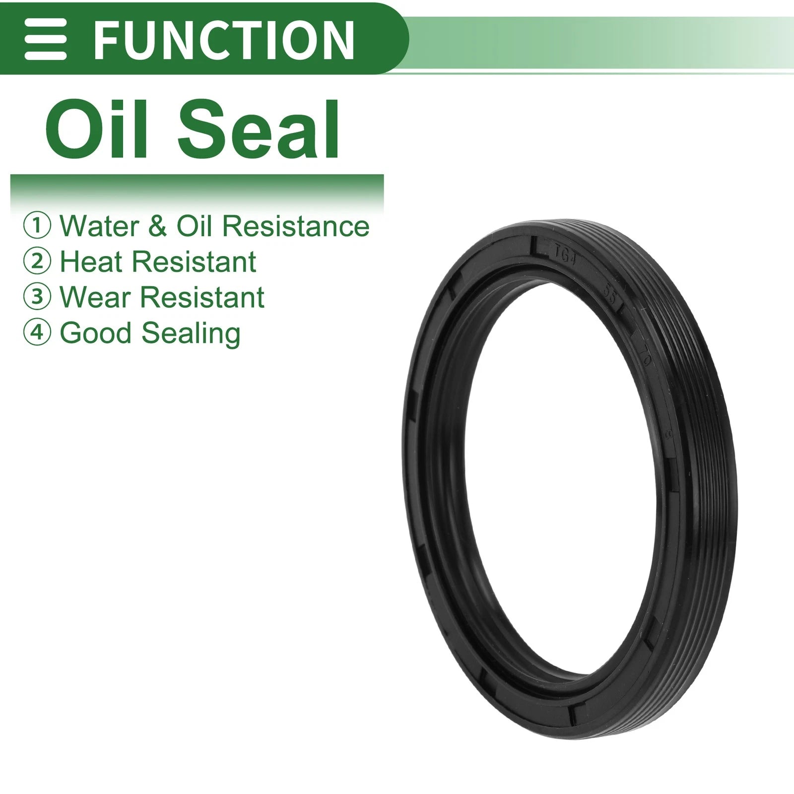 Oil Seal for [Make Model] (55x70x8mm) NBR Rubber High Pressure