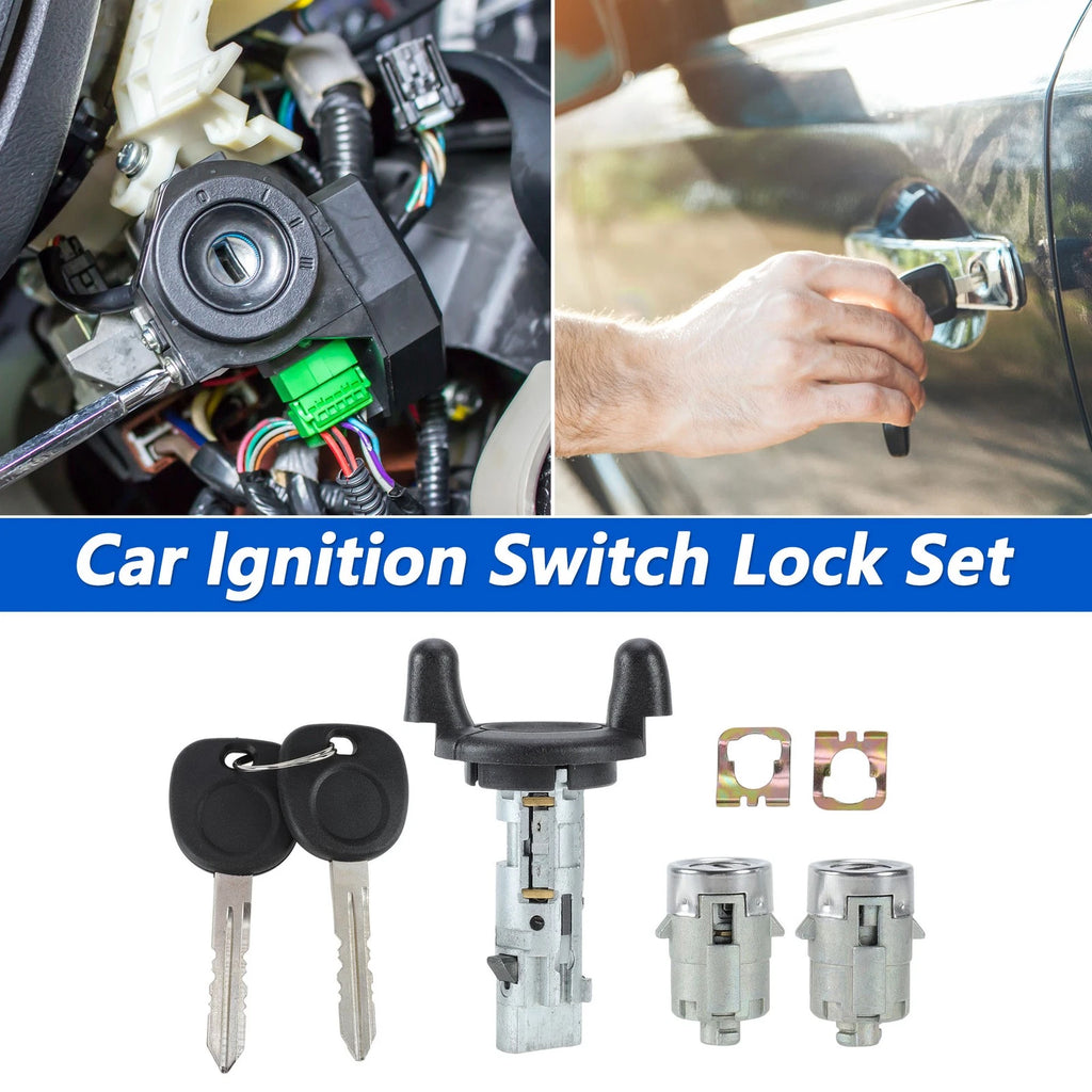 Ignition Lock Cylinder and Door Lock for Chevy Silverado 1500 (No. 704600/702912)