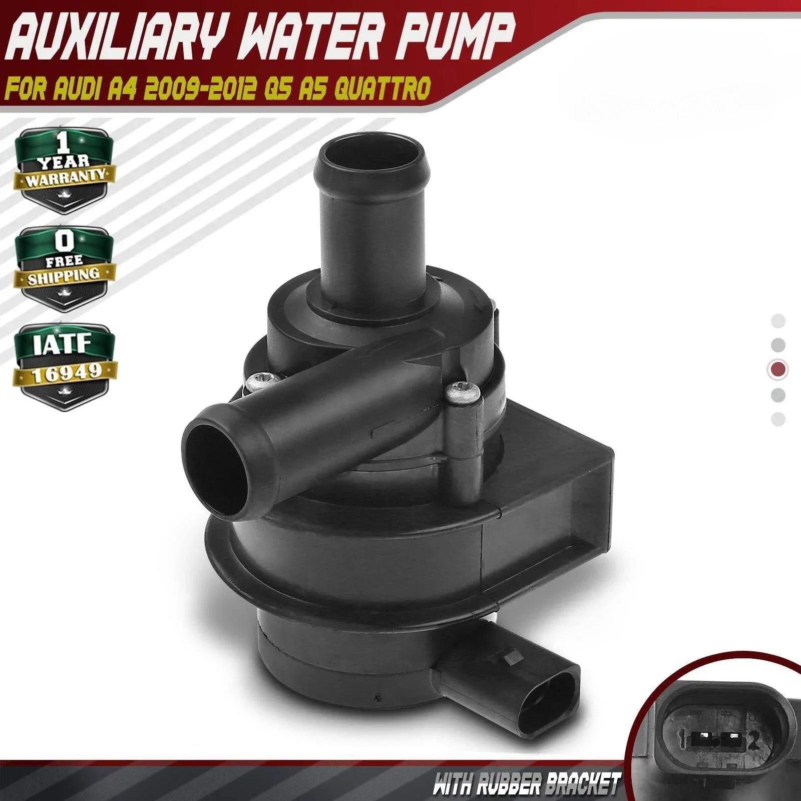 Auxiliary Water Pump for Audi A4/A4 Quattro, A5 Quattro & Q5 (2009–2012)