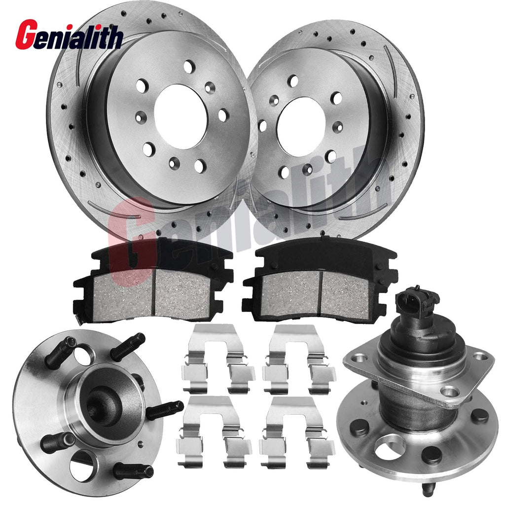 Rear Wheel Bearing Hubs Brake Kit for Buick LaCrosse, Chevy Impala, Monte Carlo (2008–2009)