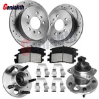 Rear Wheel Bearing Hubs Brake Kit for Buick LaCrosse, Chevy Impala, Monte Carlo (2008–2009)