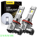 2X H11 LED Headlight Bulbs for High/Low Beam (Replace Halogen)