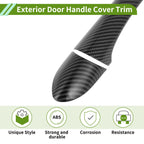 Carbon Fiber Black Exterior Door Handle Cover Trim for Hyundai Sonata (2011–2015)