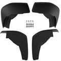 Set of 4 Black Mud Flaps Splash Guards for Honda Ridgeline (2017–2024)