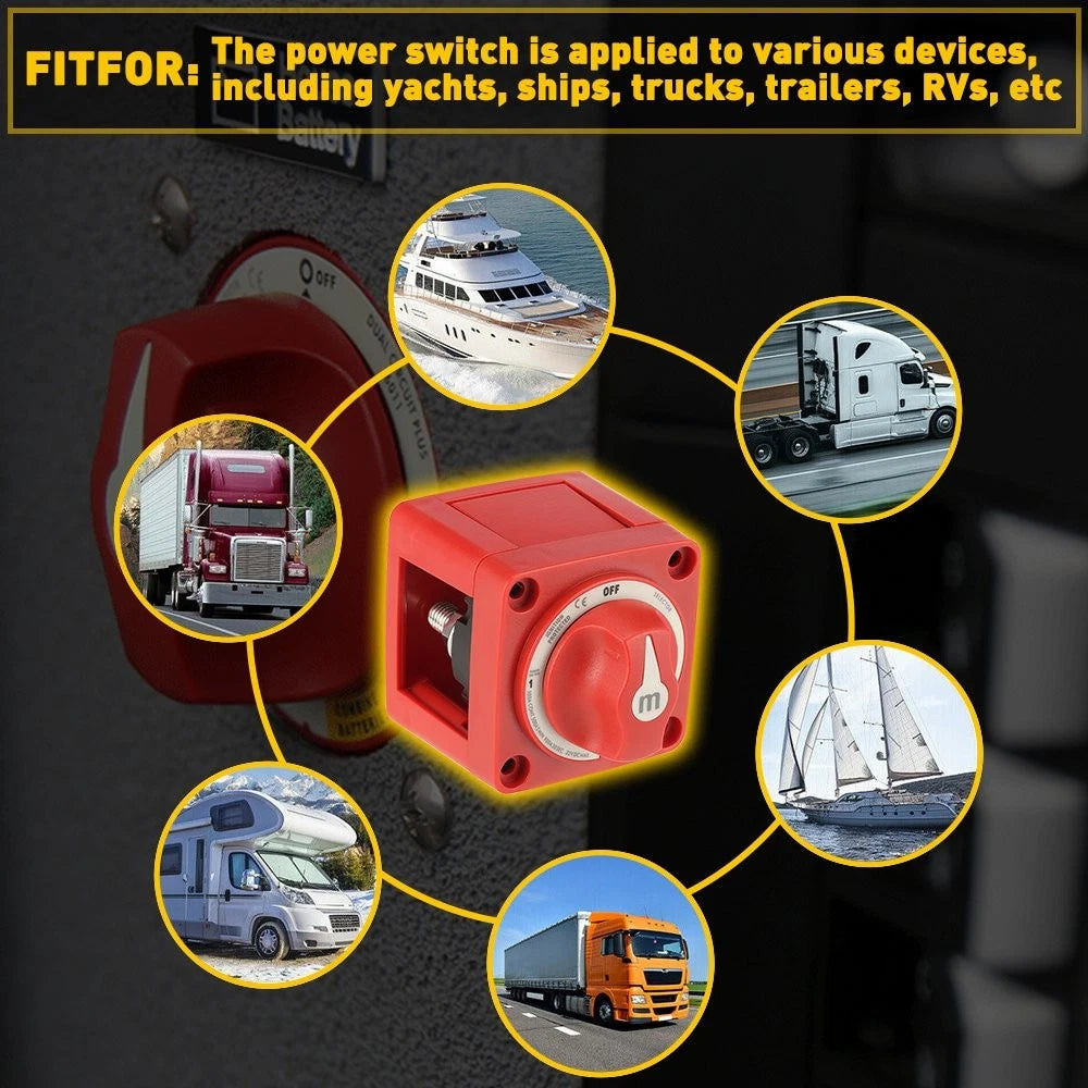 Dual Battery Selector Switch for Marine Boat (6007)
