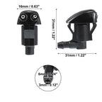 1 Pair Windshield Washer Nozzle Spray Jet for Toyota Tacoma (2005–2015)