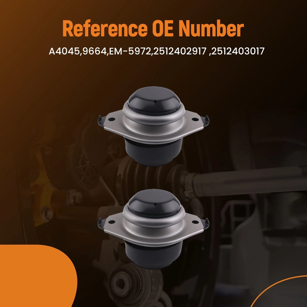 Front Engine Mount Pair for Mercedes-Benz ML350 GL450 R350 (2006–2013) A4045 9664