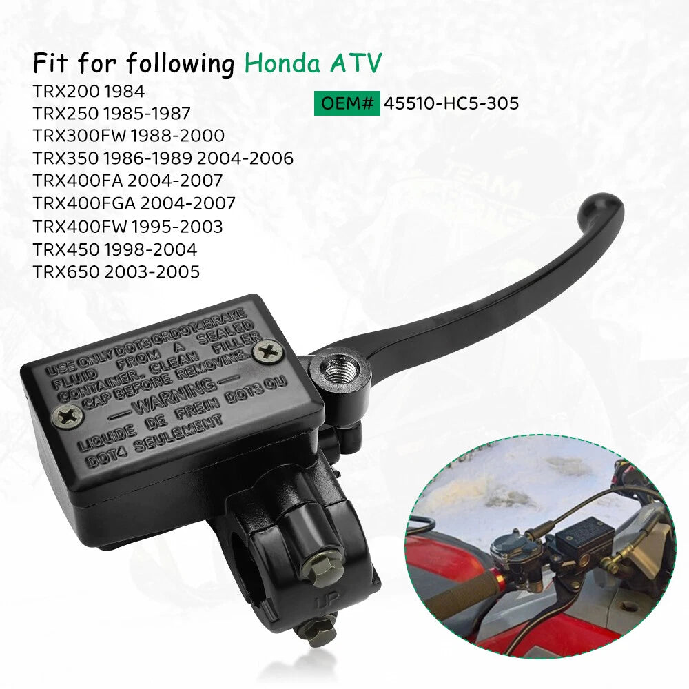 Front Right Brake Master Cylinder for Honda FourTrax 300 TRX300FW (1988–2000)