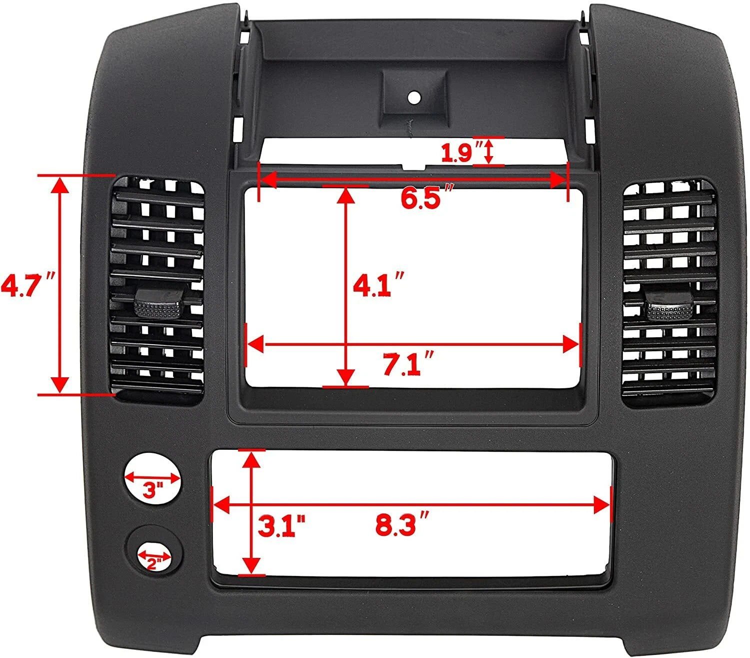 Center Dash Console Instrument Panel Bezel for Nissan Frontier (2005–2020)