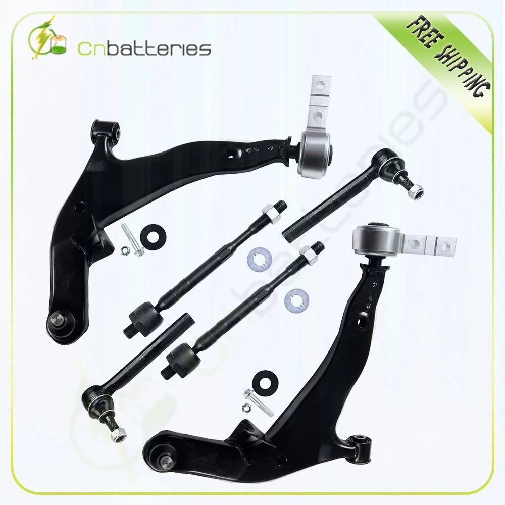 6X Front Control Arms & Tie Rod Links for Nissan Murano