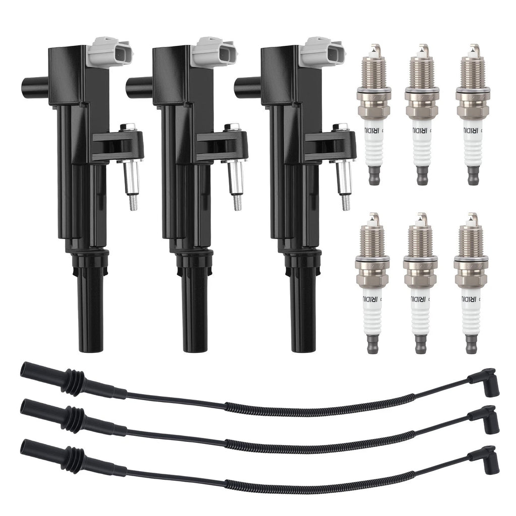 Ignition Coil Spark Plug Wire Set for Dodge Dakota/Nitro/Ram 1500 (2009–2011)