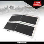 Aluminum Motorcycle Loading Ramp 6' x 9.8' for Motorcycles (1PC)