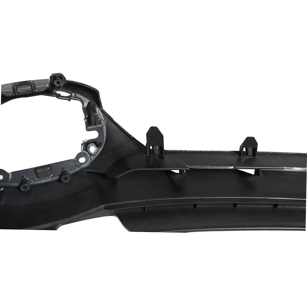 Front Upper Grille Replacement for Toyota Corolla (2017-2019) Black Plastic