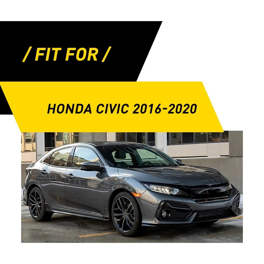Carbon Fiber Spoiler Wing Trim for Honda Civic (2016–2020)