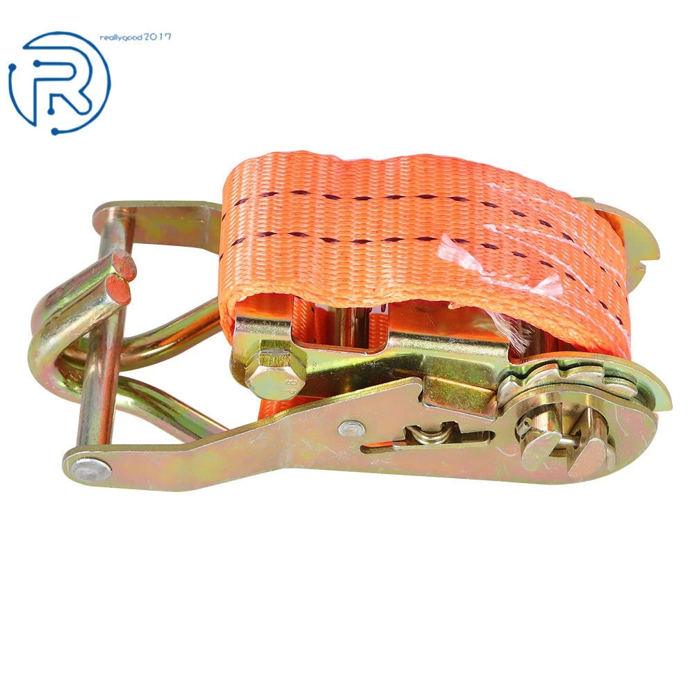 10 Piece 4000 lb Ratchet Straps 1.5" × 20' J Hook Heavy Duty Tie Downs