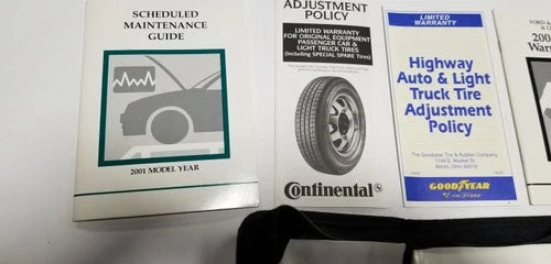 Owner's Manual for Mercury Sable (2001) OEM with Case