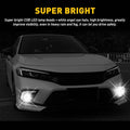 2X 2.5" White LED Projector Fog Light Combo Kit for EPY