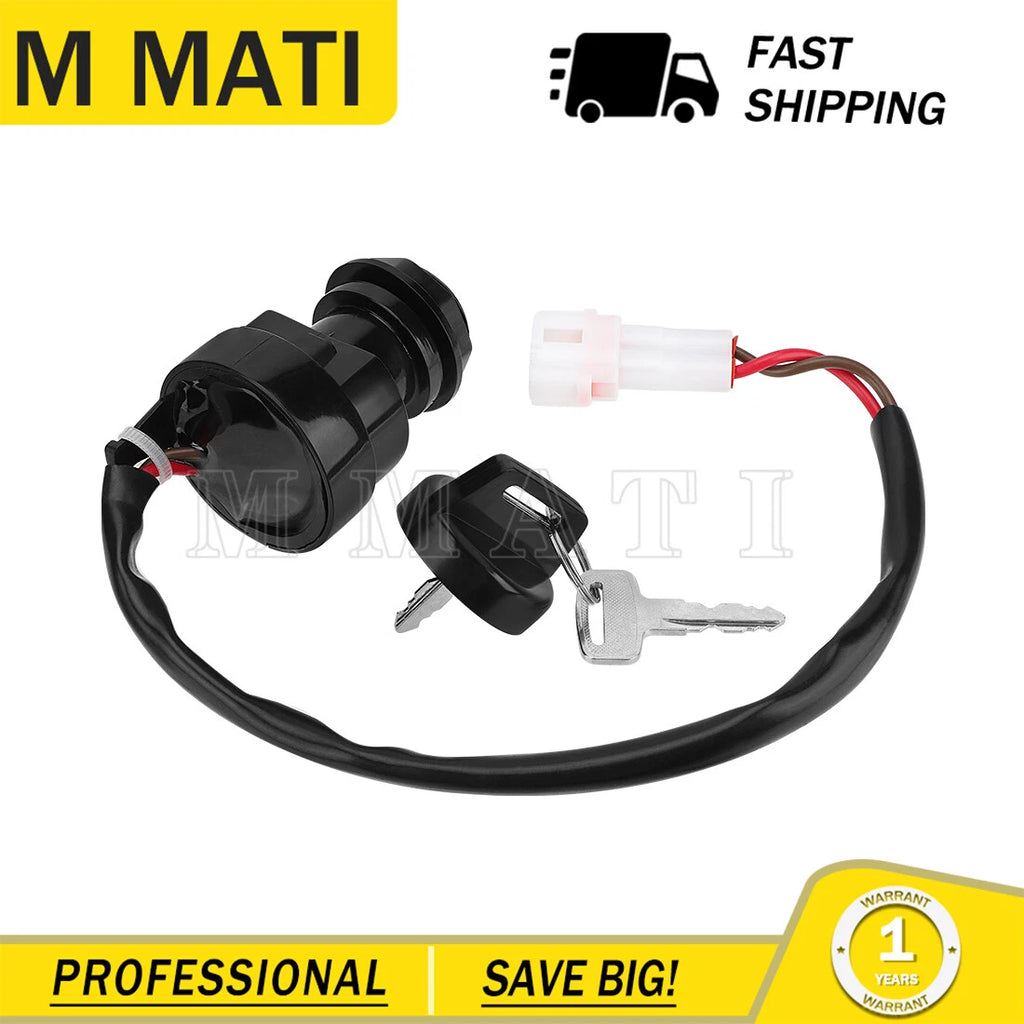 Ignition Key Switch for Yamaha Bruin 350 YFM350 (2004–2006) 5LP-82510-00-00