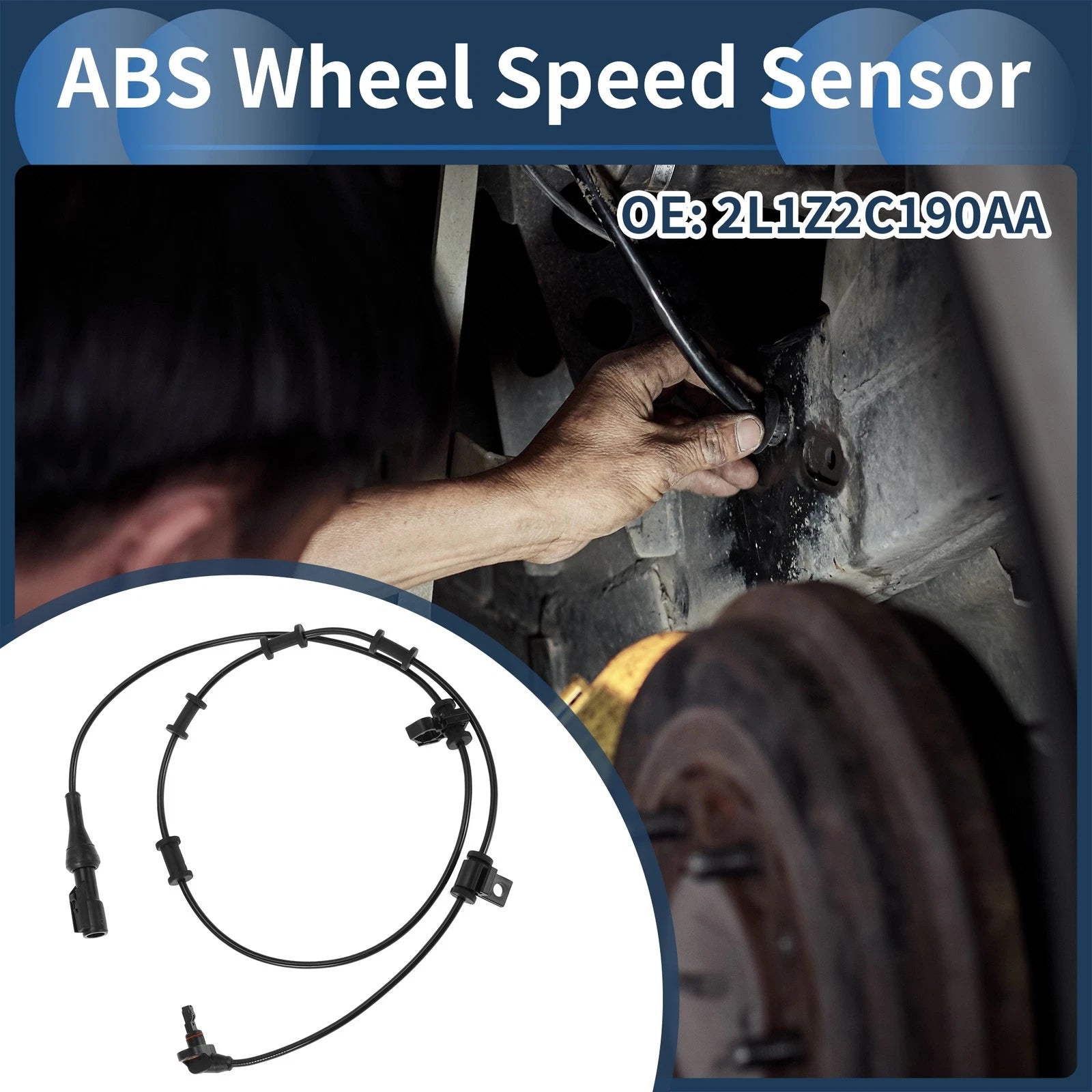 ABS Wheel Speed Sensor No.2L1Z2C190AA for Ford Expedition (2003–2006)