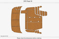 EVA Foam Teak Deck Flooring Mat for 2005 Regal 3880 Commodore