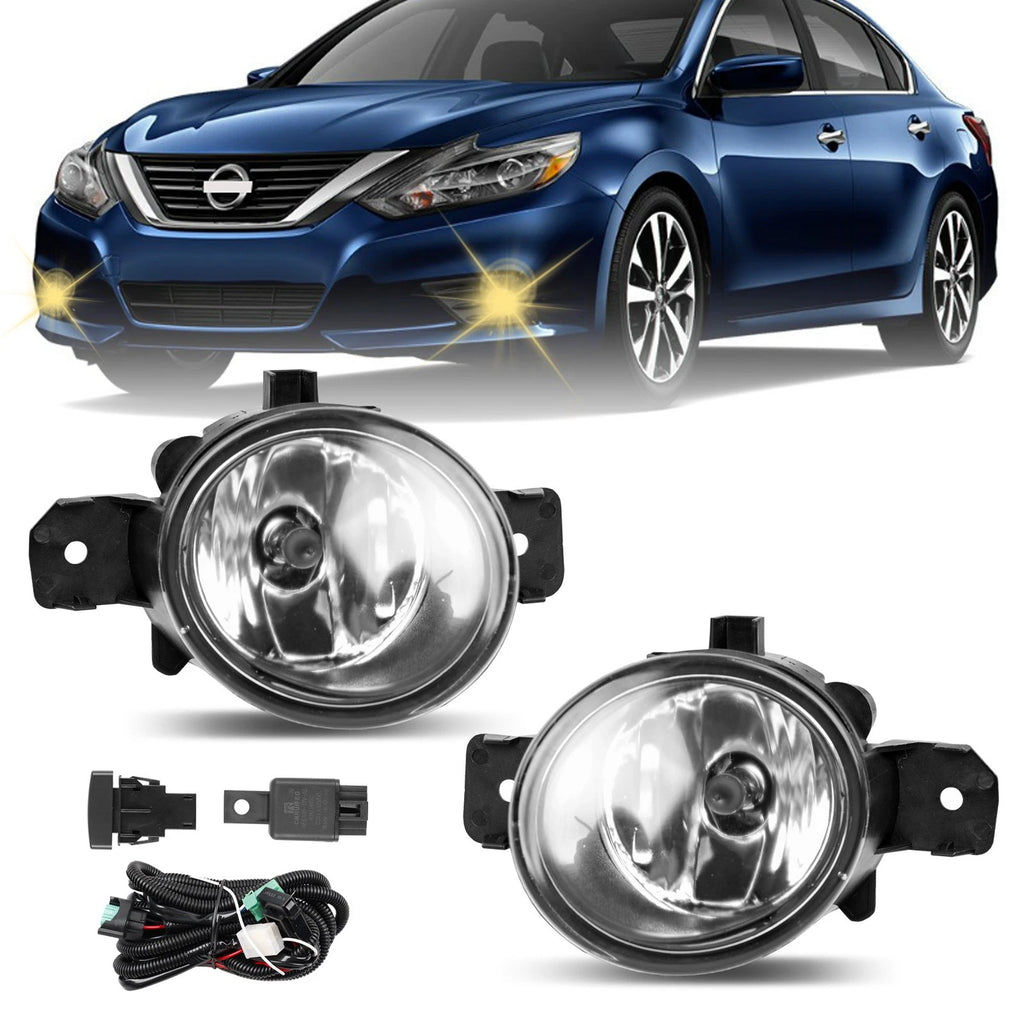 Pair LED Fog Lights for Nissan Altima Versa Sentra (2004–2019)