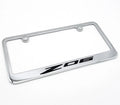 Chrome License Plate Frame Replacement for Chevrolet C8 Corvette Z06 (2020–2024)