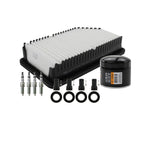Tune Up Kit with 4 NGK Spark Plugs & Coil Boots for Accent Rio Soul (2011–2019)