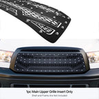Upper Stainless Black Rivets Grille Insert for Toyota Tundra (2010-2013)
