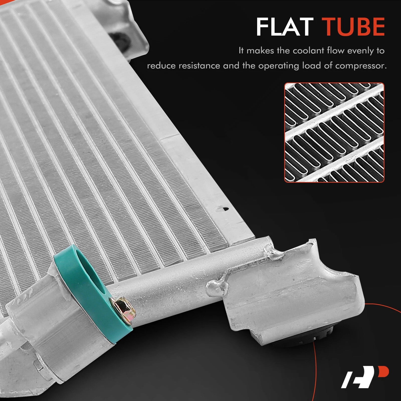 A/C Condenser with Bracket & Receiver Drier for Mitsubishi Outlander (2003-2006)