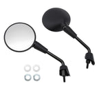 Mirror M8 Shorty Set of 2 Left & Right Black for Piaggio Vespa Primavera (50-150)