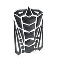 Black Motorcycle Oil Fuel Tank Pad Cover Guard Protector Decal Sticker