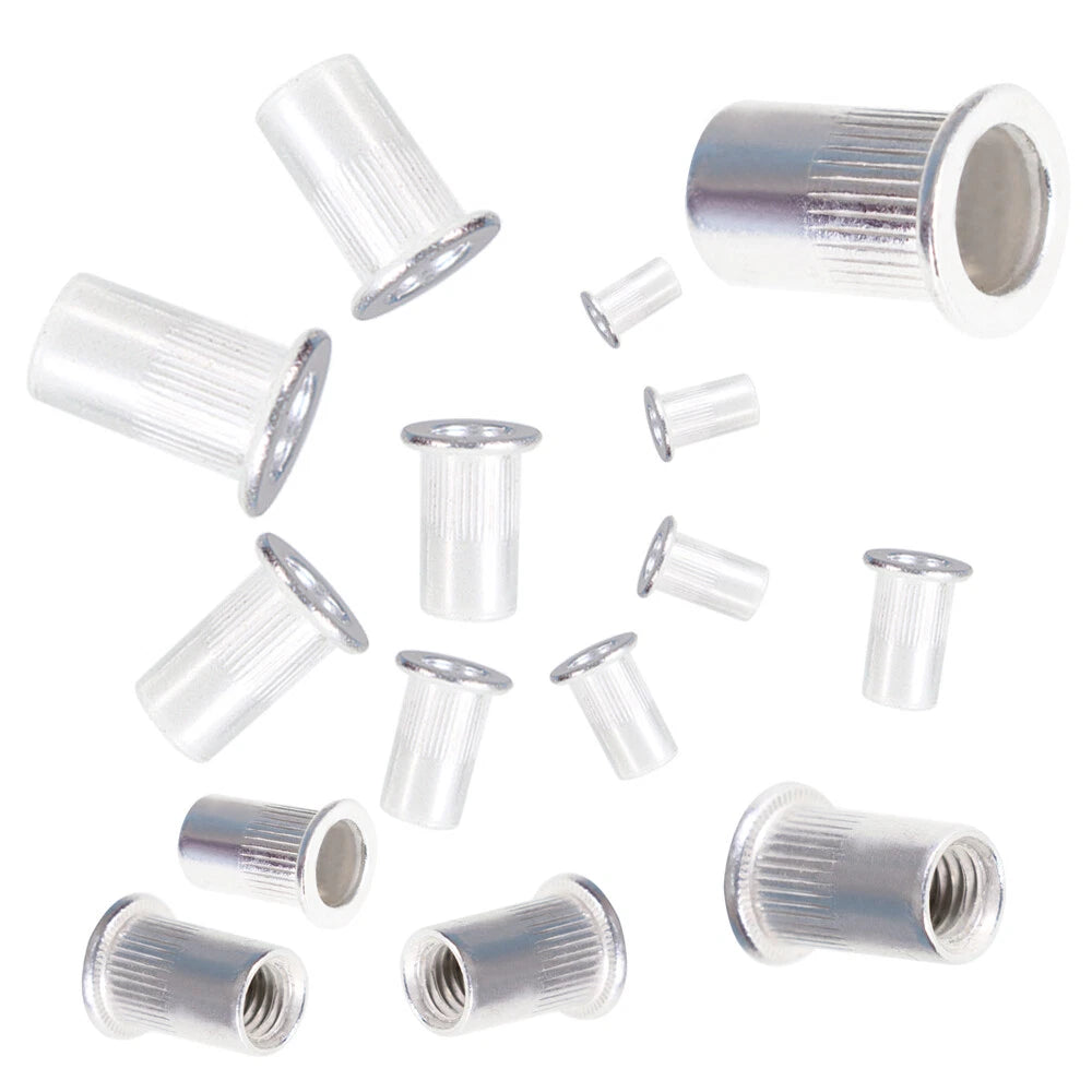 300-Pack Rivet Nut Kit for Metric M3-M8 & SAE 6-32 to 1/4-20