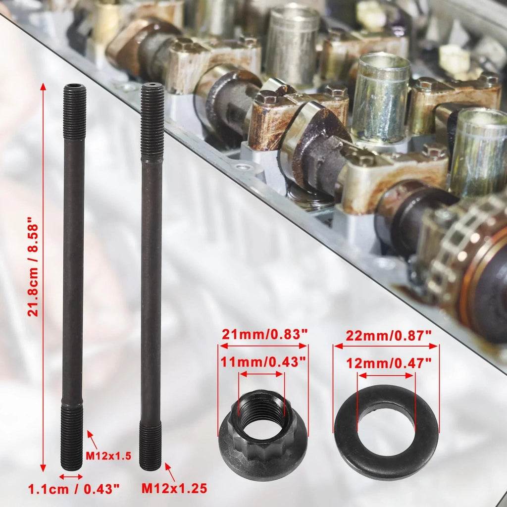 Cylinder Head Stud Kit for Honda Prelude 2.2L H22 H22A4 H23A H23A1 VTEC (1992-2001)