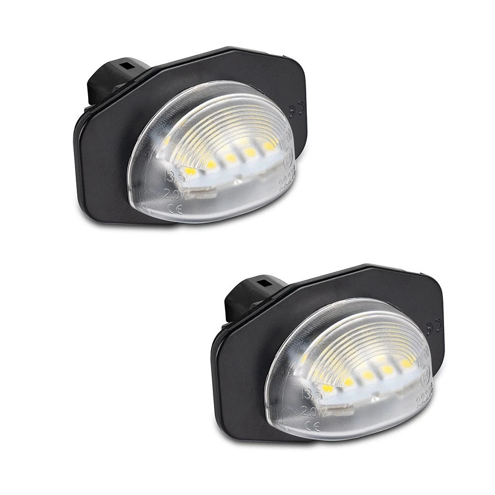 Set of 2 LED License Plate Lights for Toyota Corolla (2009–2013) 6000K 18-SMD