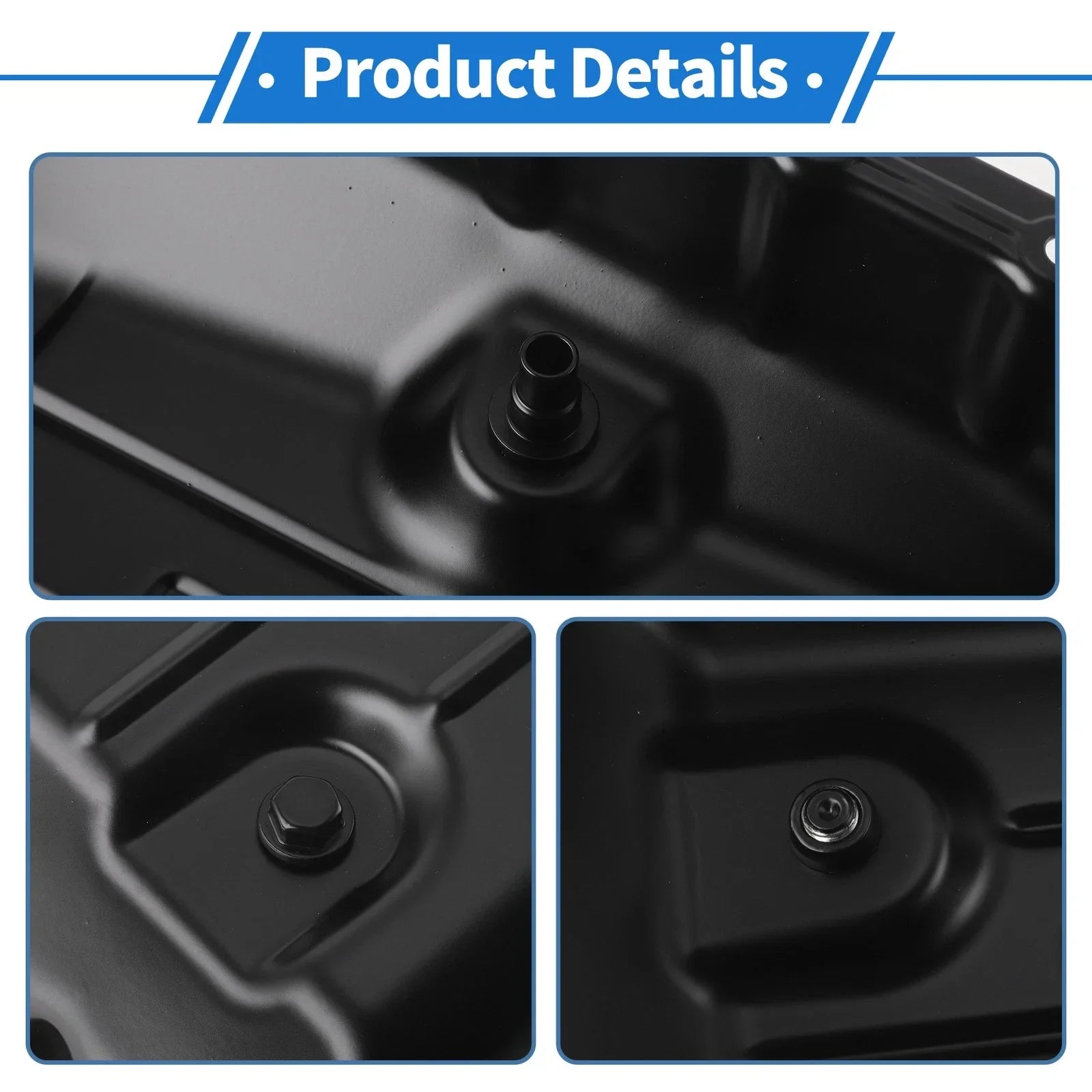 Engine Oil Pan for Lexus GX470 2004-2009 Aluminum Alloy Black