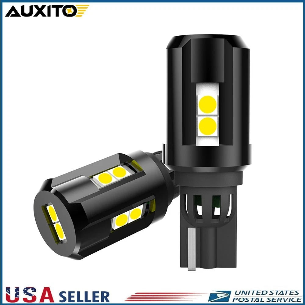 2X T15 912 921 W16W LED Bulb Reverse Light for AUXITO (6000K)