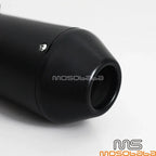 18" Reverse Cone Shorty Exhaust Muffler Pipes for Cafe Racer