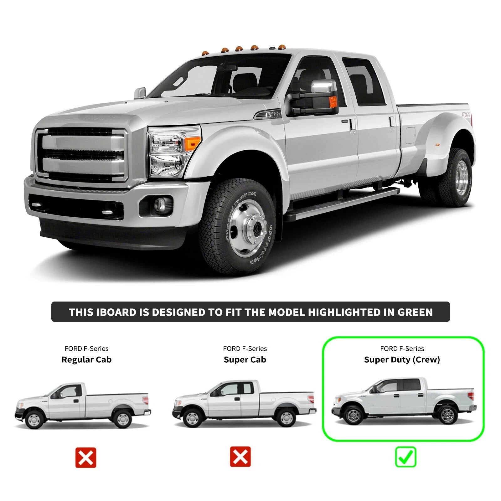 Door Lower Weatherstrip Seal for Ford Excursion F-250 F-350 F-450 (2000–2005)