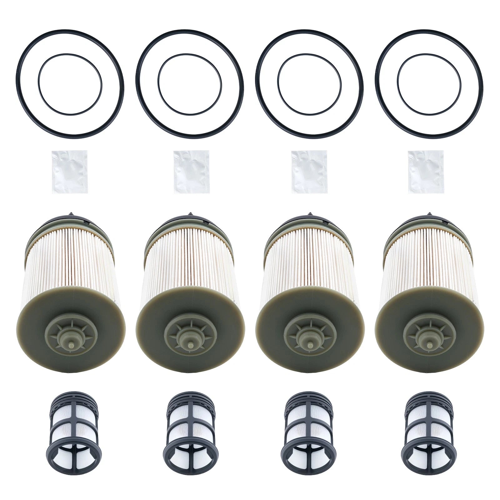 Set of 4 Fuel Filters A4720921705 for Detroit DD13 DD15 DD16 (2014–Present)