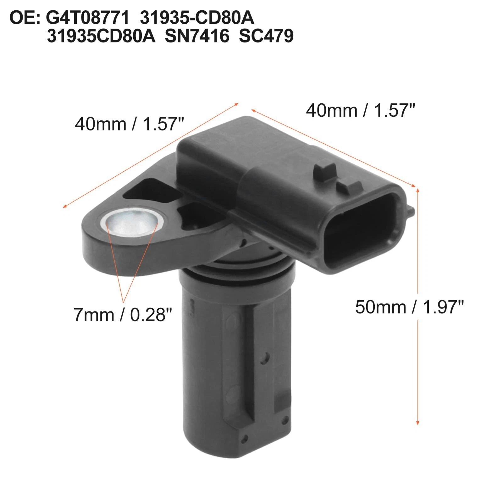 G4T08771 Crankshaft Position Sensor for Nissan 350Z (2003–2005)