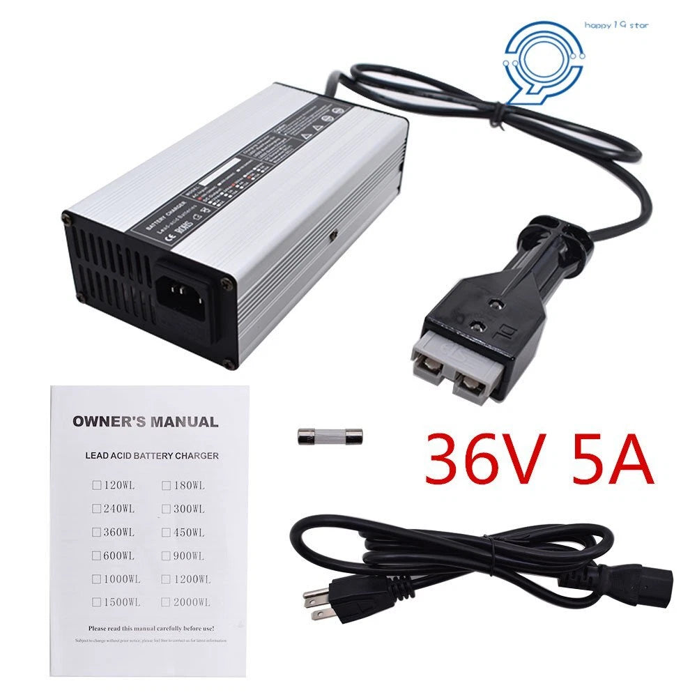 36V 5A Golf Cart Battery Charger for E-Z-GO Club Car (1983–1994)