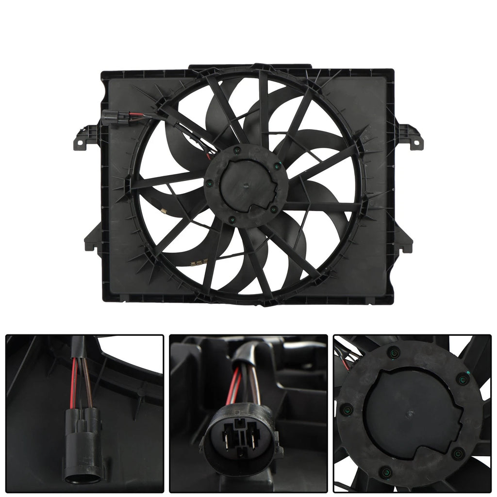 Radiator Cooling Fan Assembly for Ram 1500 (2019–2023) V6 3.6L