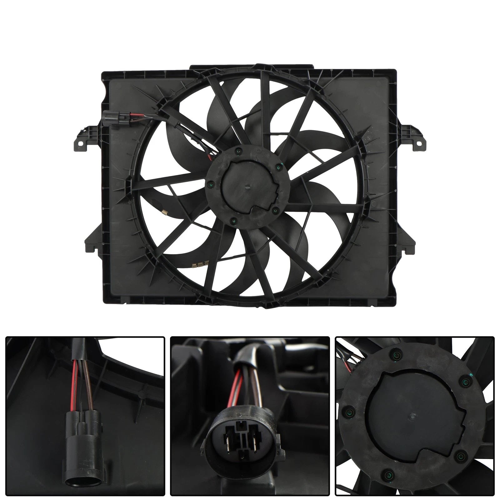 Radiator Cooling Fan Assembly for Ram 1500 (2019–2023) V6 3.6L