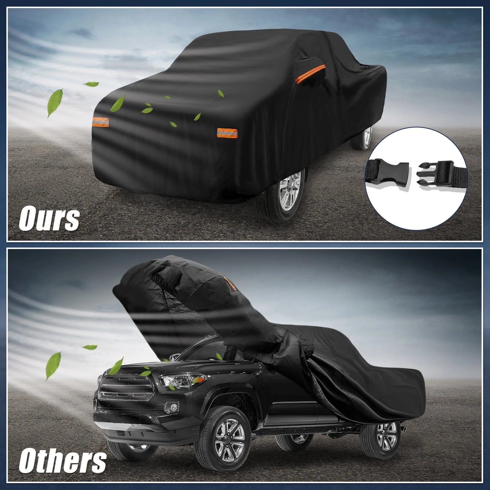 Waterproof Aluminum Film Car Cover for Toyota Tacoma (2005–2021)