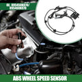 ABS Wheel Speed Sensor Set of 2 for Toyota Hilux (2004–2012) Rubber Black