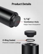 Universal Engine Radiator Coolant Catch Tank Overflow Reservoir Aluminum Alloy