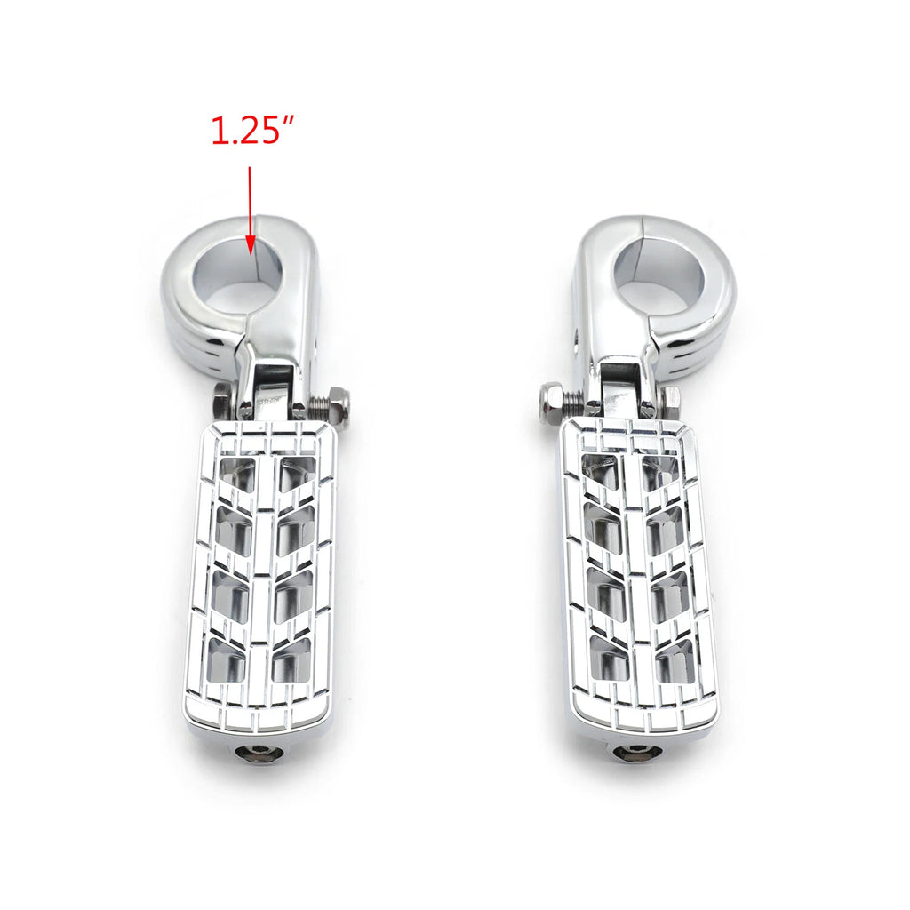 CNC 1.25" Dominator Footpeg w/ P-Clamp for Suzuki Boulevard M90 S50 M50Z C90 M1