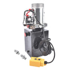 Hydraulic Pump for Dump Trailer 8 Quart Double Acting 3200 PSI 12V DC